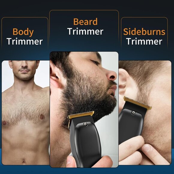 Beard Trimmer for Men - Rechargeable Men's Hair Clippers & Razor, Cordless Hair - Picture 7 of 7